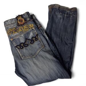 Coogi Men's Blue and Navy Jeans